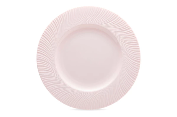 Сервиз чайно-столовый Decor de table Рассвет на 1 персону 4 предмета, рельеф, фарфор, розовый