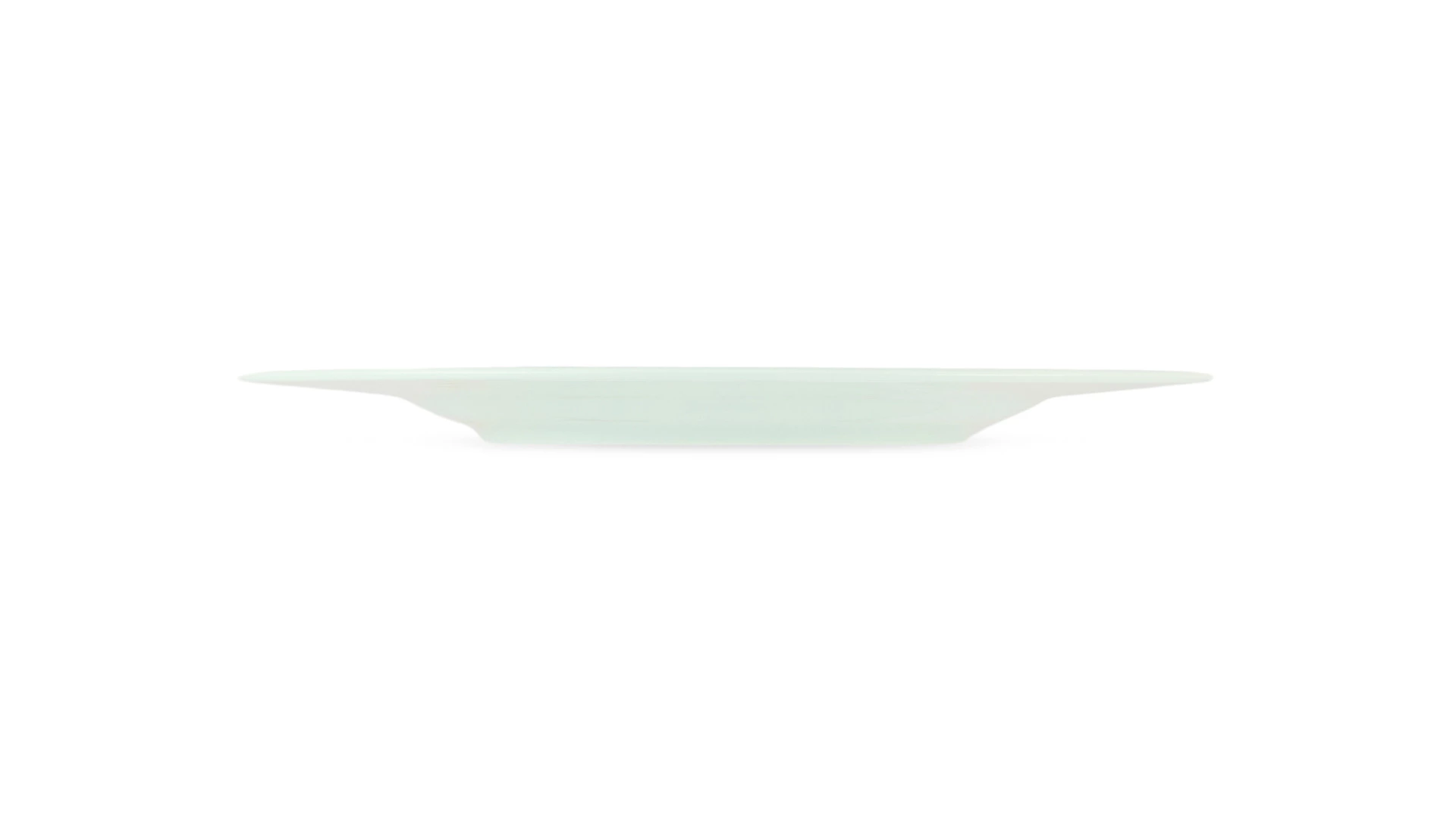 Сервиз чайно-столовый Decor de table Волна на 1 персону 4 предмета, рельеф, фарфор, мятный