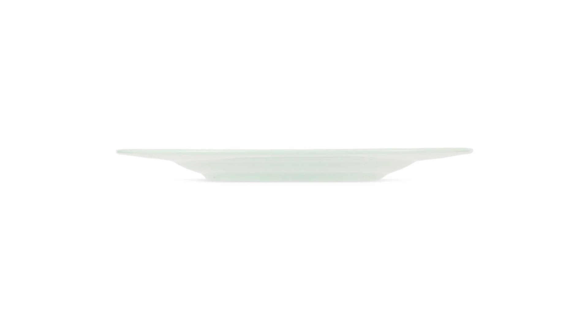 Сервиз чайно-столовый Decor de table Волна на 1 персону 4 предмета, рельеф, фарфор, мятный