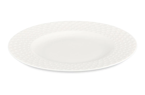 Сервиз чайно-столовый Decor de table Капля на 1 персону 4 предмета, рельеф, фарфор, белый