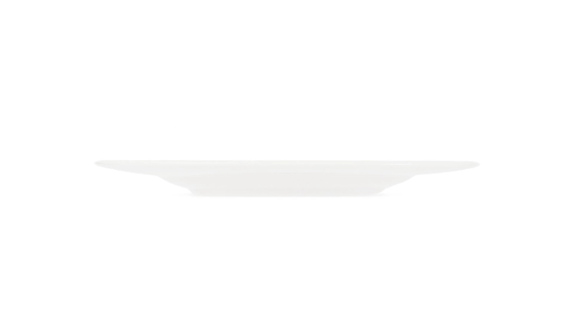 Сервиз чайно-столовый Decor de table Капля на 1 персону 4 предмета, рельеф, фарфор, белый