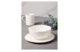 Сервиз чайно-столовый Decor de table Капля на 1 персону 4 предмета, рельеф, фарфор, белый