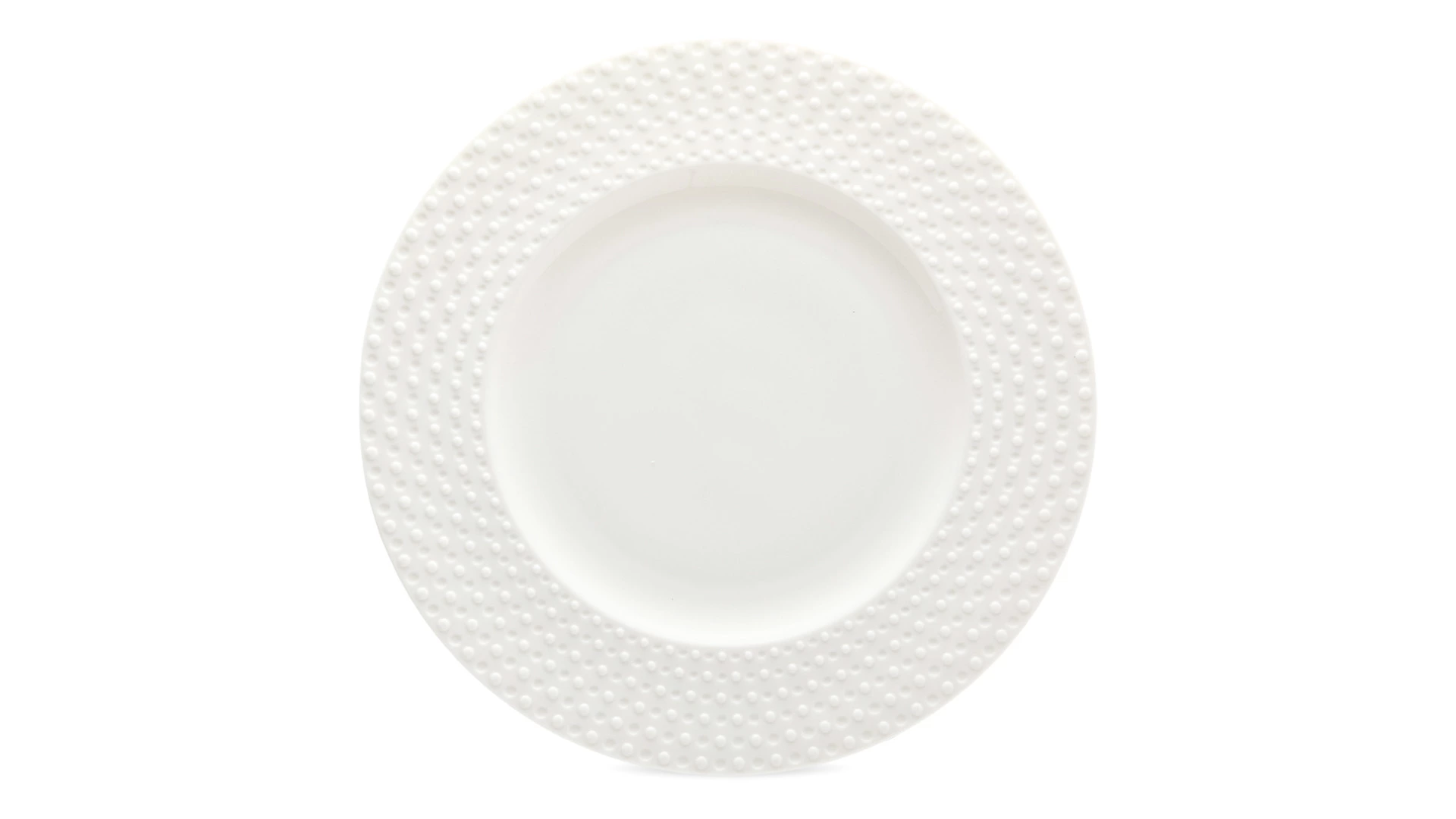 Сервиз чайно-столовый Decor de table Капля на 1 персону 4 предмета, рельеф, фарфор, белый