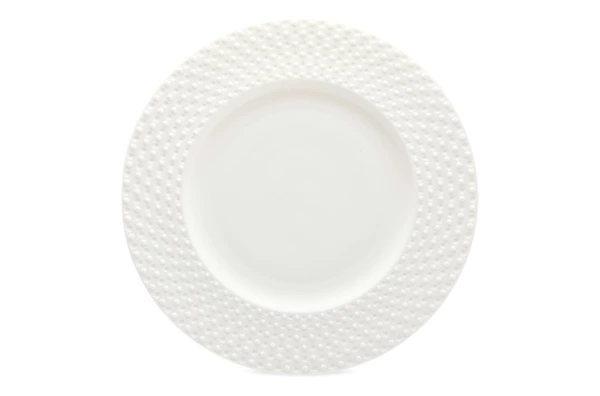 Сервиз чайно-столовый Decor de table Капля на 1 персону 4 предмета, рельеф, фарфор, белый