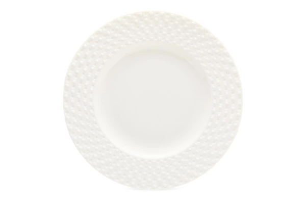 Сервиз чайно-столовый Decor de table Капля на 1 персону 4 предмета, рельеф, фарфор, белый