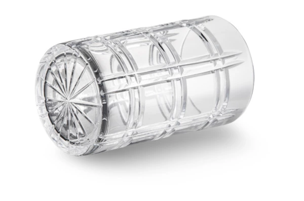 Стакан с подстаканником и росписью Тагильский поднос Рябина/Цветы 10х7 см, латунь, черный