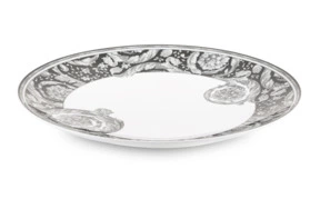 Тарелка обеденная Rosenthal Versace Барокко Дымка 27 см, фарфор