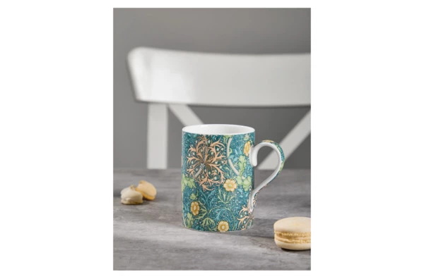 Кружка Spode Моррис и Ко Водоросли 340 мл, фарфор костяной