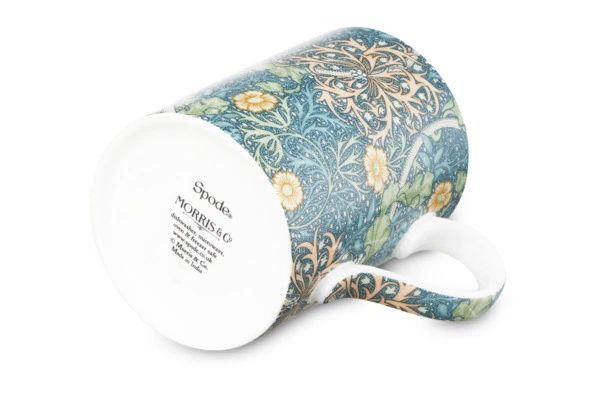 Кружка Spode Моррис и Ко Водоросли 340 мл, фарфор костяной