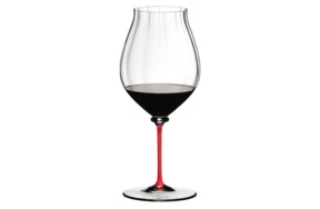 Бокал для красного вина Riedel Fatto a Mano Performance Pinot Noir 830мл, красная ножка, ручная рабо
