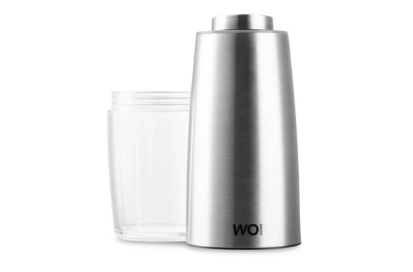 Мельница электрическая для соли и перца WO HOME Loft 19,5 см, подсветка, зарядка USB, п/к