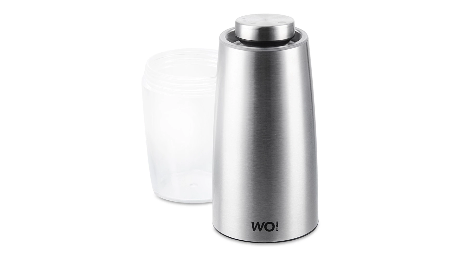 Мельница электрическая для соли и перца WO HOME Loft 19,5 см, подсветка, зарядка USB, п/к