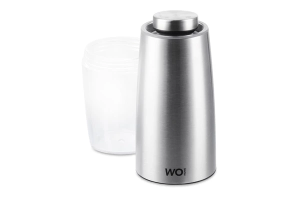 Мельница электрическая для соли и перца WO HOME Loft 19,5 см, подсветка, зарядка USB, п/к