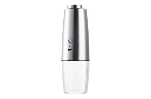 Мельница электрическая для соли и перца WO HOME Loft 19,5 см, подсветка, зарядка USB, п/к