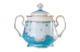 Сервиз чайный Промыслы Вербилок Кузнецовский Опаловый 13 предметов на 5 персон, фарфор твердый-sale