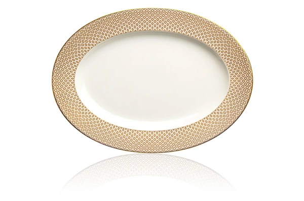 Сервиз столовый Rosenthal Францис Карро Беж на 6 персон 21 предмет, фарфор