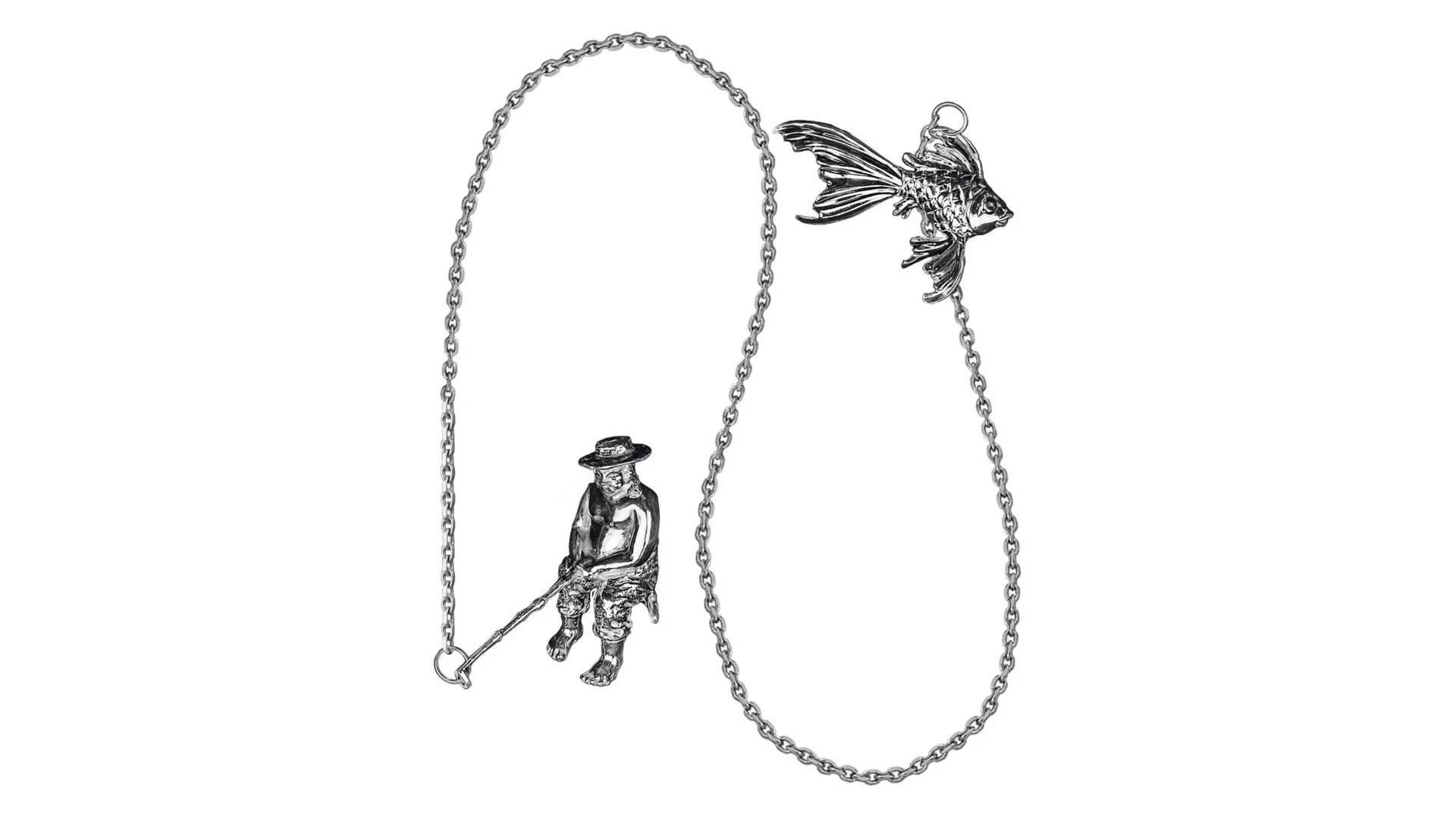 Ионизатор воды в футляре АргентА Рыбак 33,18 г, серебро 925