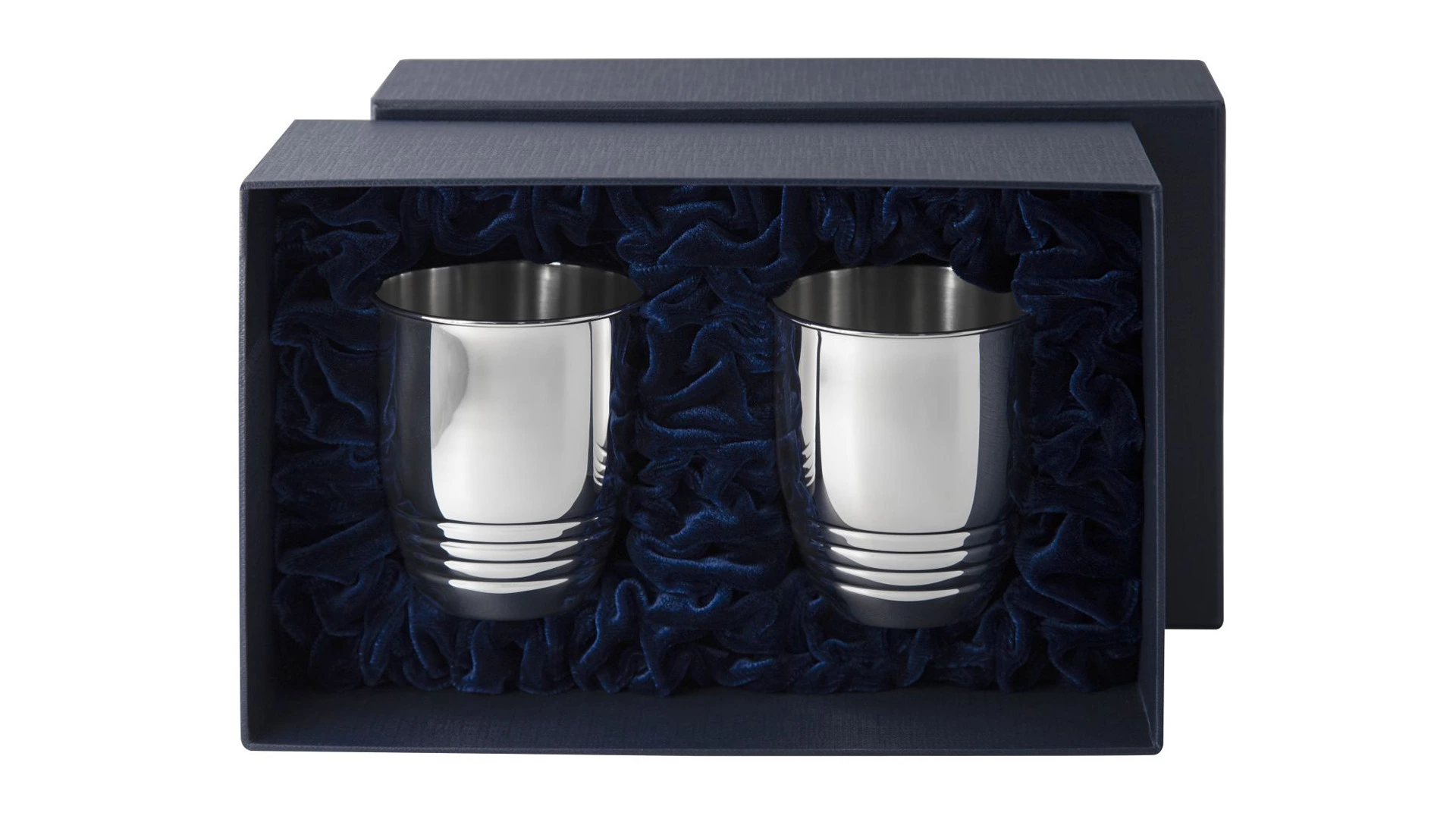 Набор стаканов в футляре АргентА 200 мл, 2 шт, 162,42 г, серебро 925