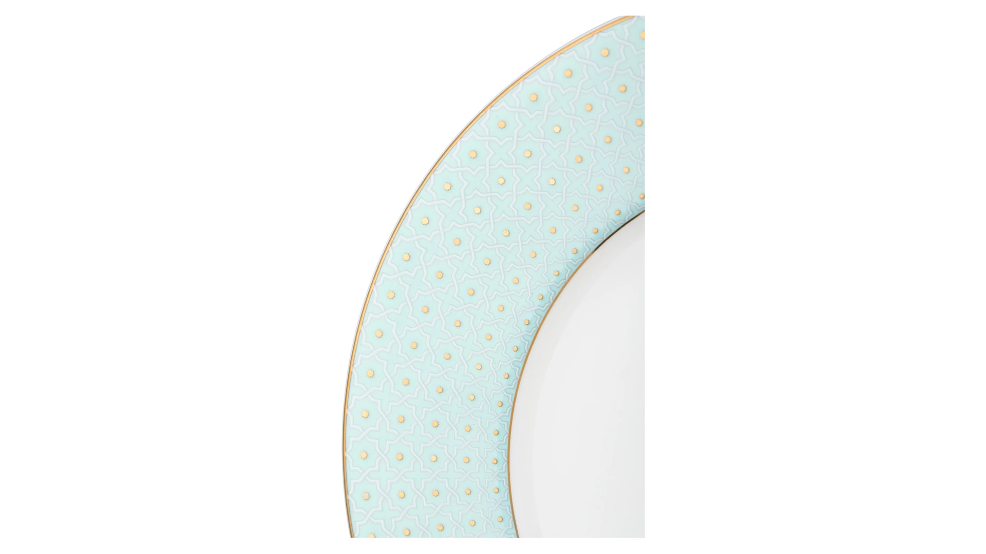 Сервиз столовый Decor de table Бирюза на 6 персон 20 предметов, фарфор костяной, п/к