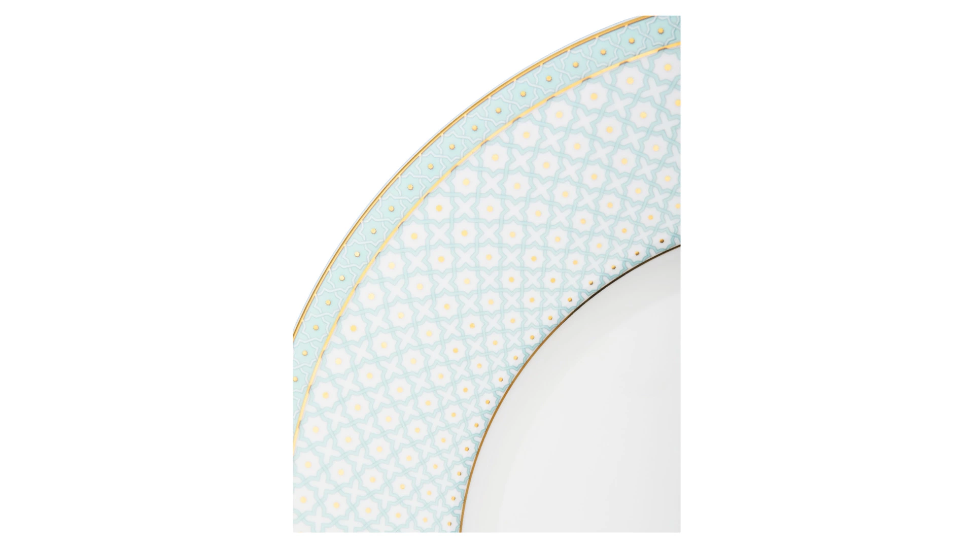 Сервиз столовый Decor de table Бирюза на 6 персон 20 предметов, фарфор костяной, п/к