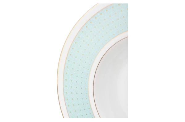 Сервиз столовый Decor de table Бирюза на 6 персон 20 предметов, фарфор костяной, п/к