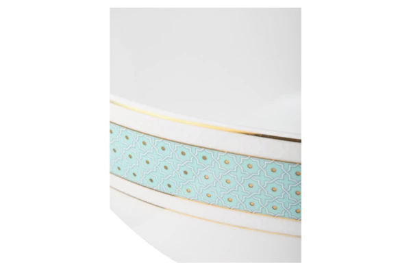 Сервиз столовый Decor de table Бирюза на 6 персон 20 предметов, фарфор костяной, п/к