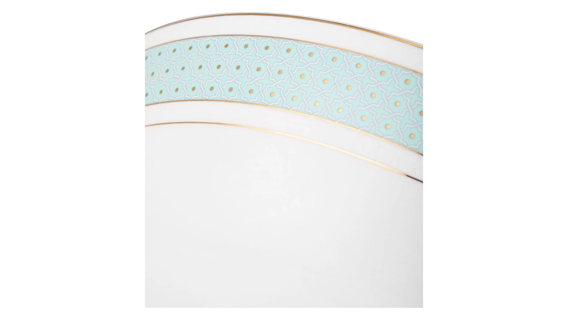 Сервиз столовый Decor de table Бирюза на 6 персон 20 предметов, фарфор костяной, п/к