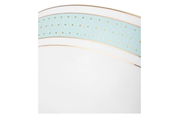 Сервиз столовый Decor de table Бирюза на 6 персон 20 предметов, фарфор костяной, п/к