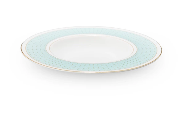 Сервиз столовый Decor de table Бирюза на 6 персон 20 предметов, фарфор костяной, п/к