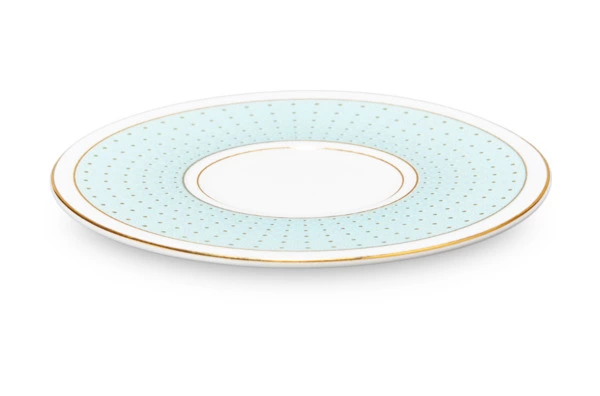 Набор чашек кофейных с блюдцами Decor de table Бирюза 100 мл, 2 шт, фарфор костяной, п/к на магните