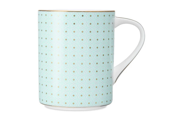 Кружка Decor de table Бирюза 400 мл, фарфор костяной, п/к на магните