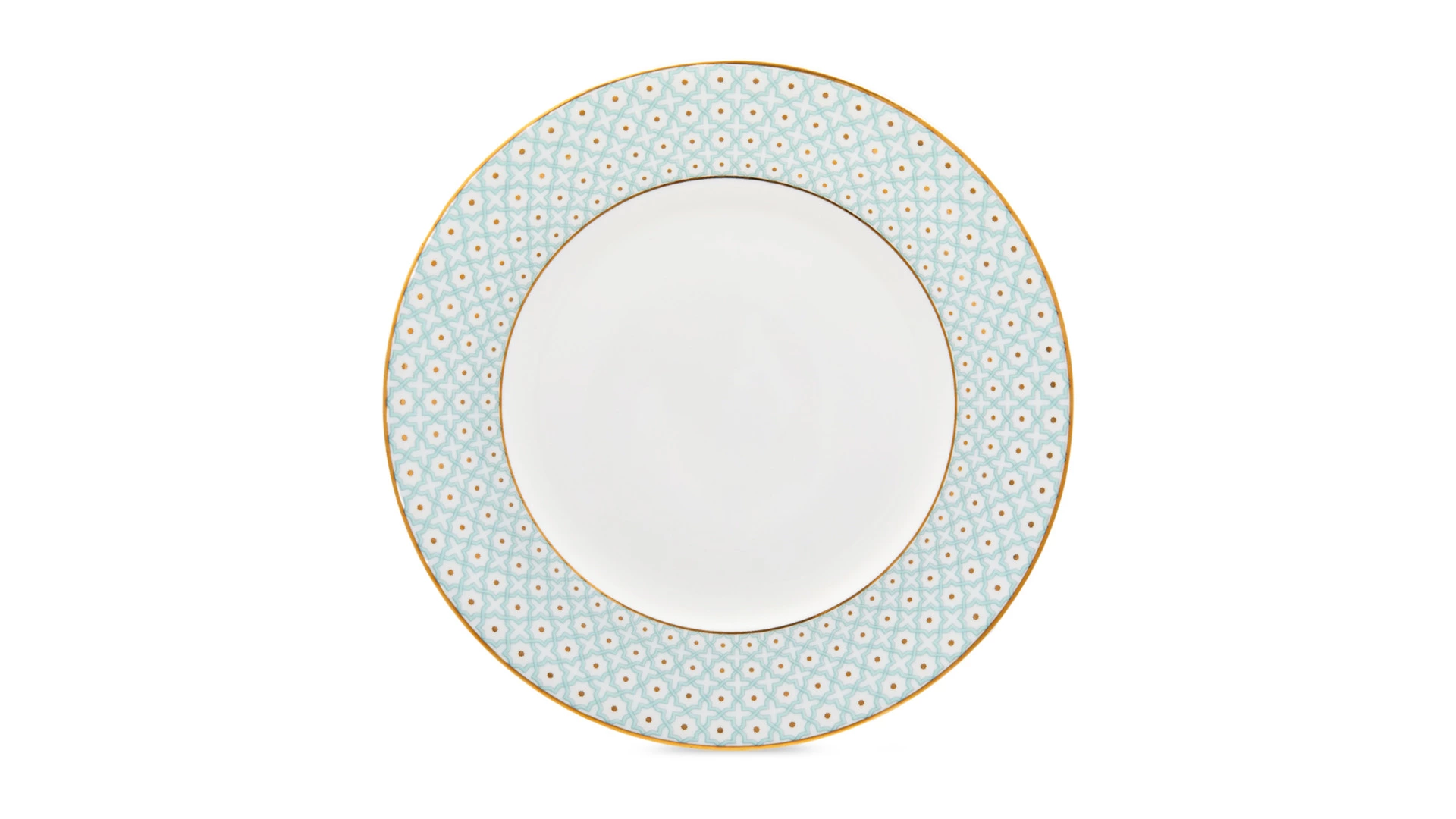 Тарелка десертная Decor de table Бирюза 16 см, фарфор костяной