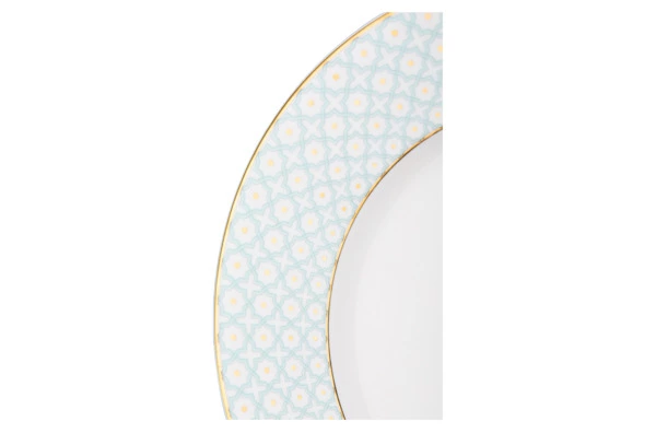 Тарелка десертная Decor de table Бирюза 16 см, фарфор костяной