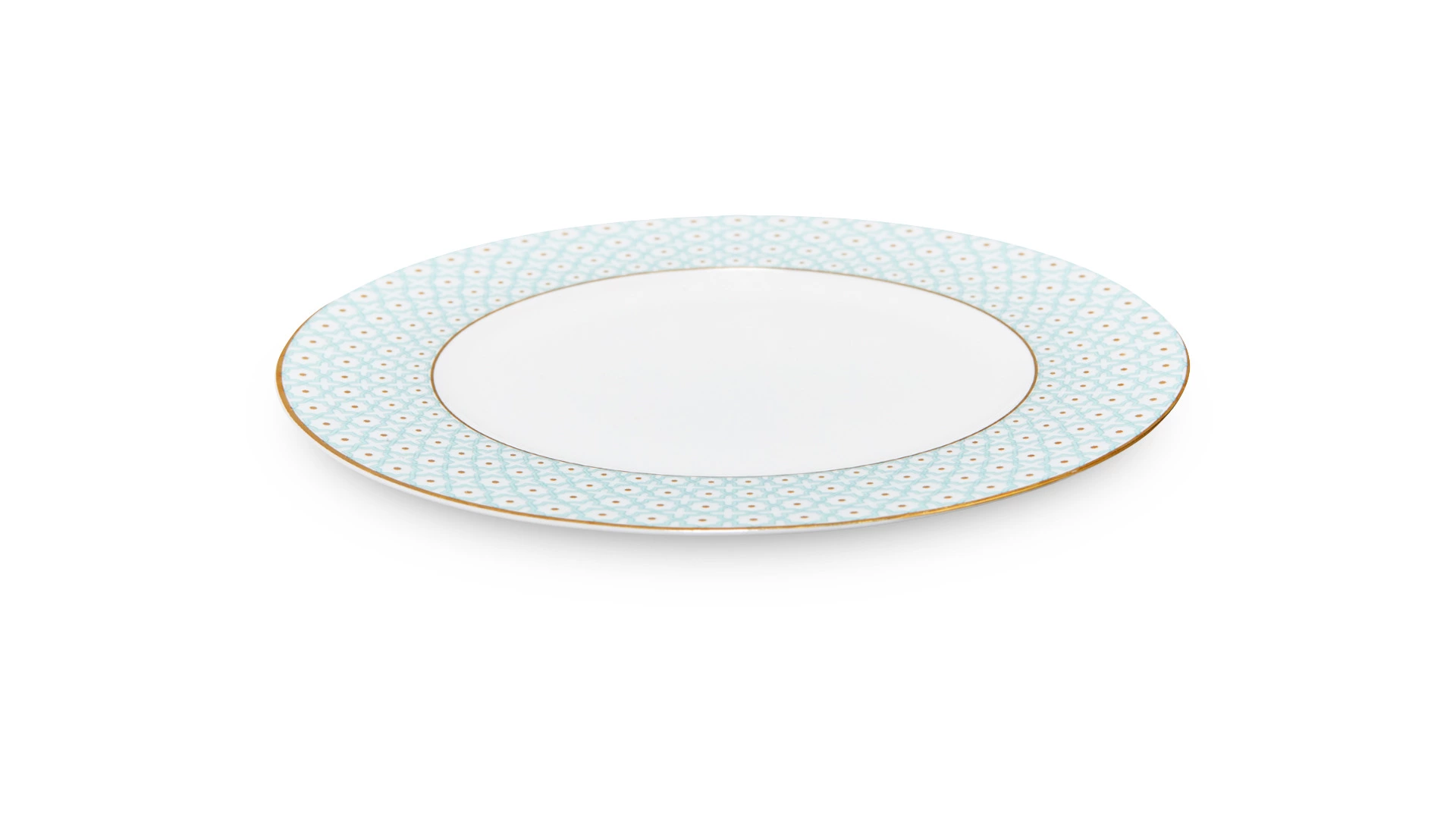 Тарелка десертная Decor de table Бирюза 16 см, фарфор костяной