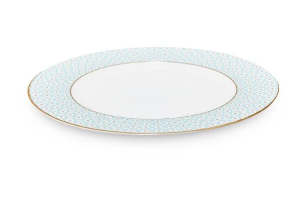 Тарелка десертная Decor de table Бирюза 16 см, фарфор костяной