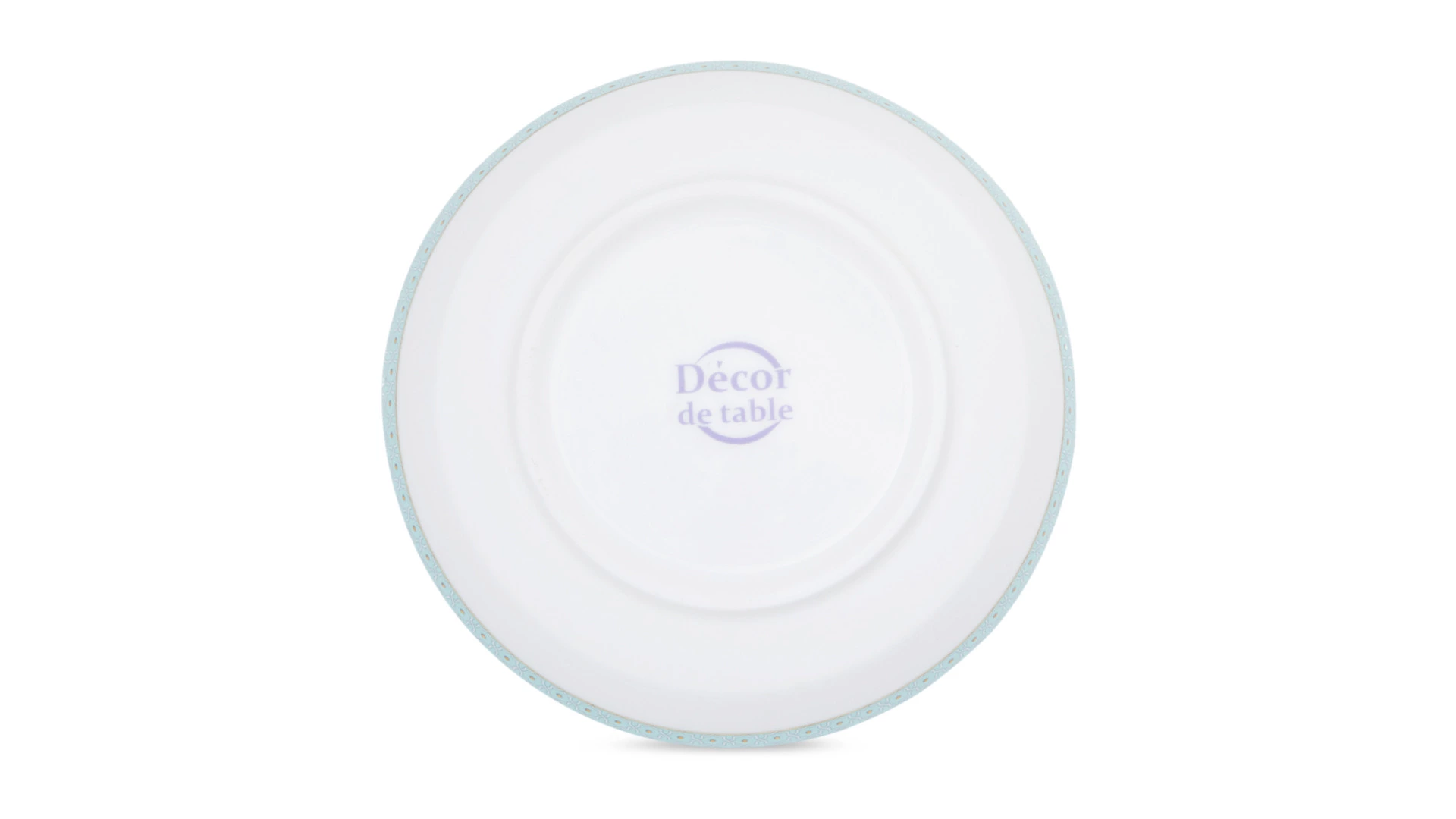 Салатник порционный Decor de table Бирюза 15,5 см, 500 мл, фарфор костяной