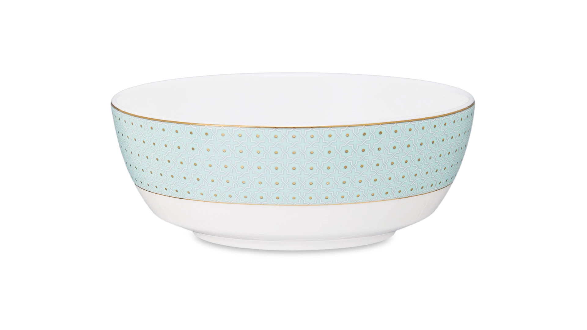 Салатник порционный Decor de table Бирюза 15,5 см, 500 мл, фарфор костяной