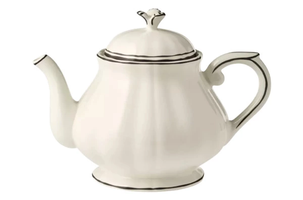 Чайник Gien Черная кайма 1 л, фаянс