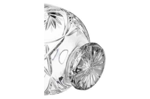 Конфетница с крышкой Decor de table 14,6 см, хрусталь, прозрачная