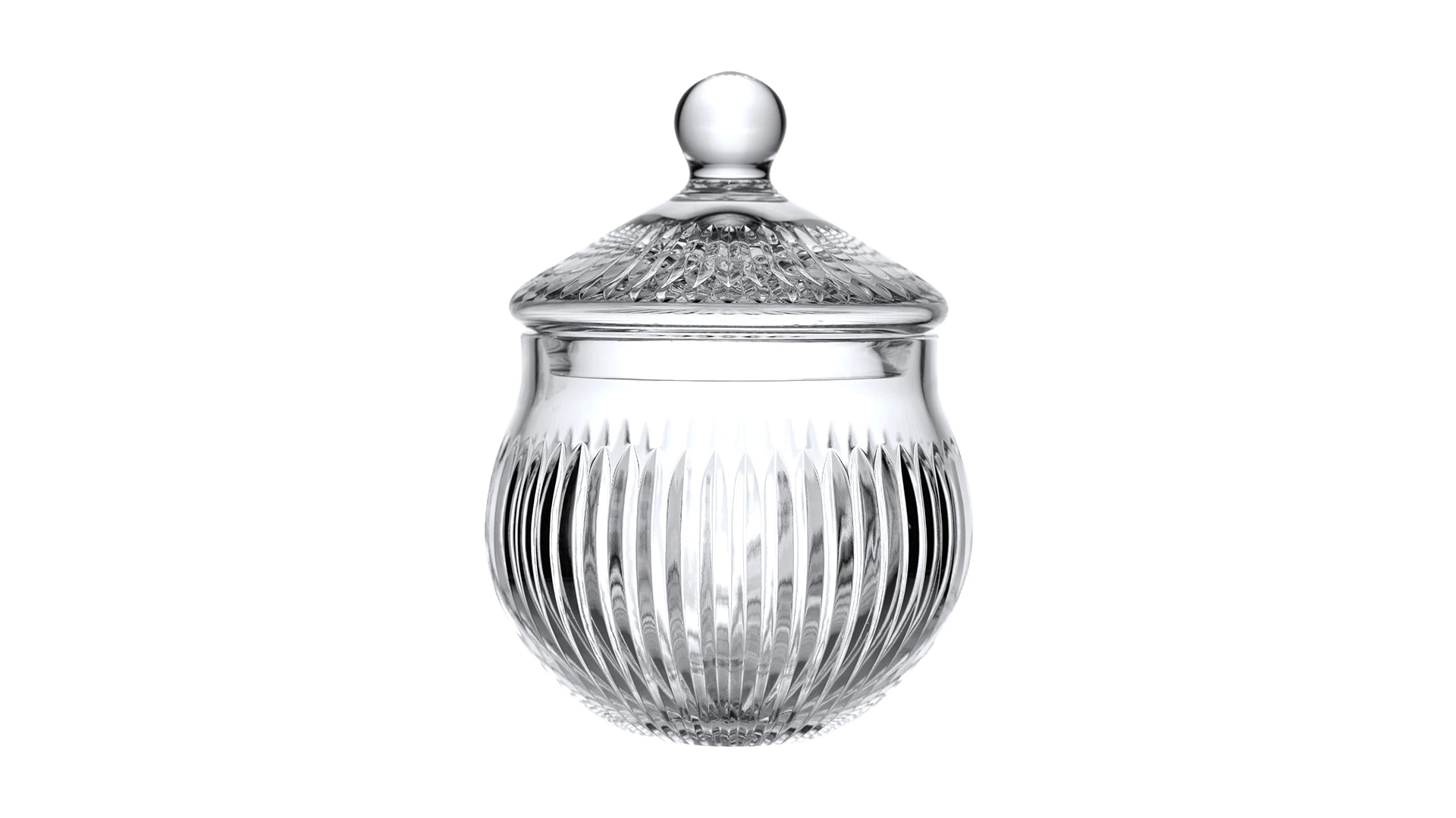 Конфетница Decor de table Дефанс 12,5 см, хрусталь, прозрачная