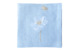 Набор салфеток сервировочных Moltomolto Мак белый с бабочкой 44х44 см, 6 шт, лен, голубой, п/к