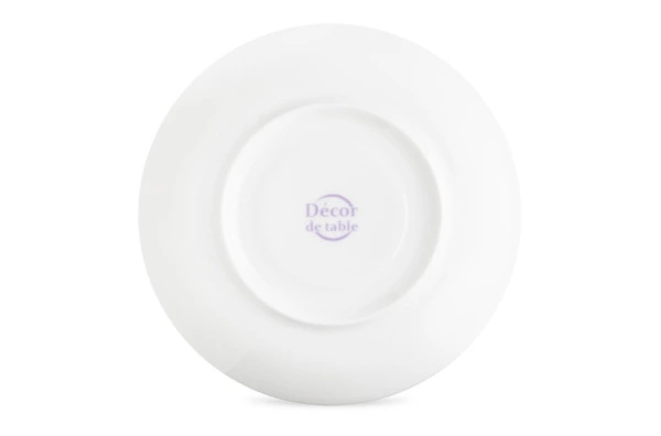 Набор чашек чайных с блюдцем Decor de table Флёр д'Ор 220 мл, 2 шт, фарфор костяной, п/к