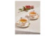 Набор чашек чайных с блюдцем Decor de table Флёр д'Ор 220 мл, 2 шт, фарфор костяной, п/к