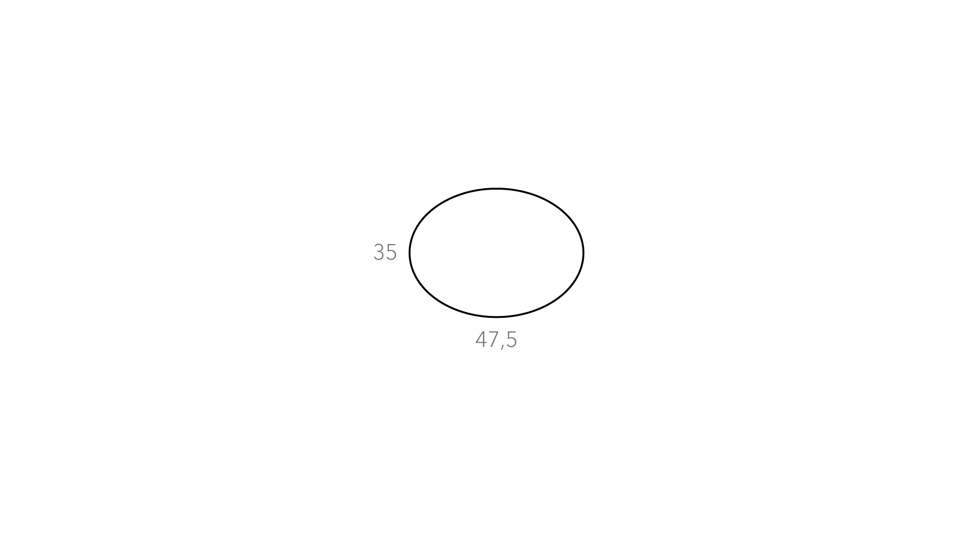 Плейсмат овальный двусторонний ADJ 47,5x35 см, кожа натуральная, небесный, эвкалипт, п/к