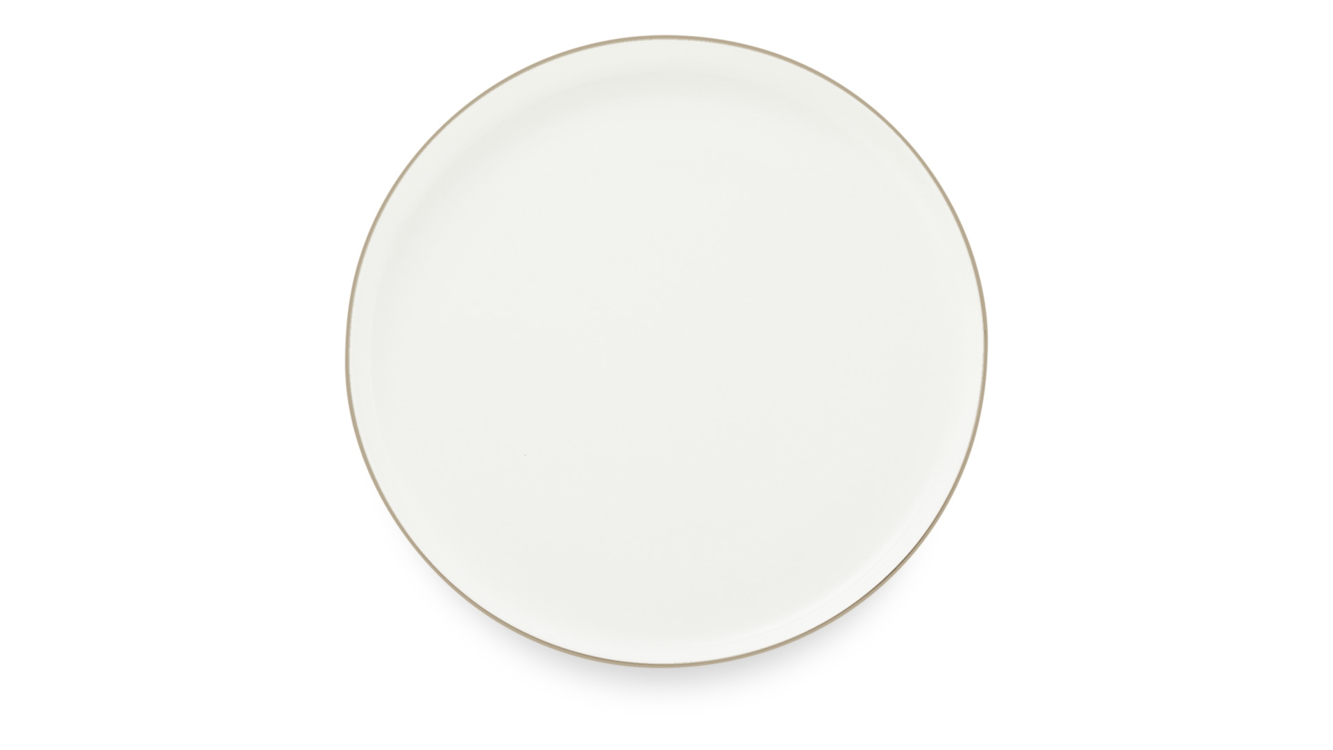 Тарелка обеденная Valerie Concept Экзо 26,1 см, фарфор твердый, белая, п/к