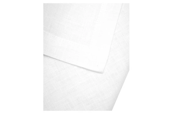 Набор салфеток подстановочных с вышивкой Венизное кружево Ришелье 40х40 см, 6 шт, лен, белый,  п/к