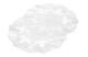 Набор салфеток сервировочных с вышивкой Венизное кружево Ангел 30 см, 2 шт, лен, белая, п/к