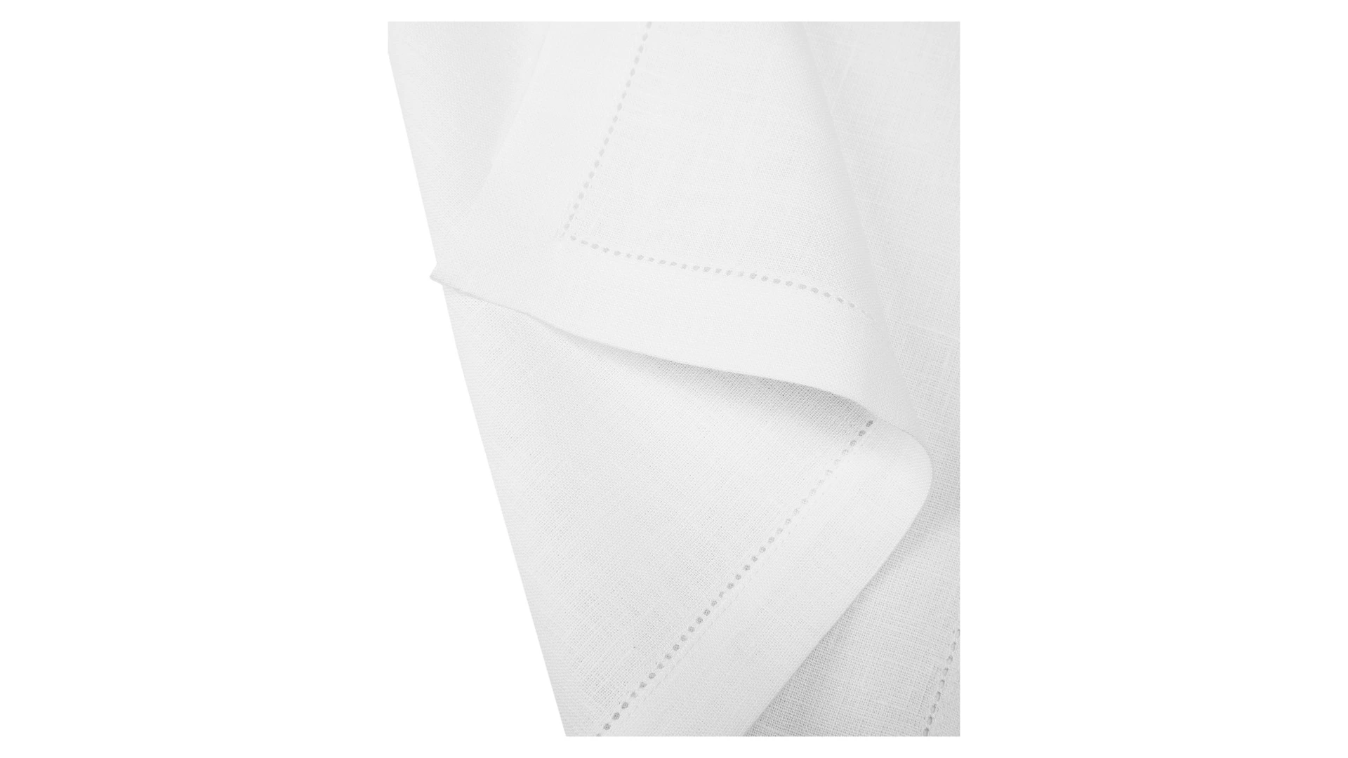 Набор салфеток сервировочных Венизное кружево Розовый венок 40х40 см, 6 шт, лен, белый, п/к