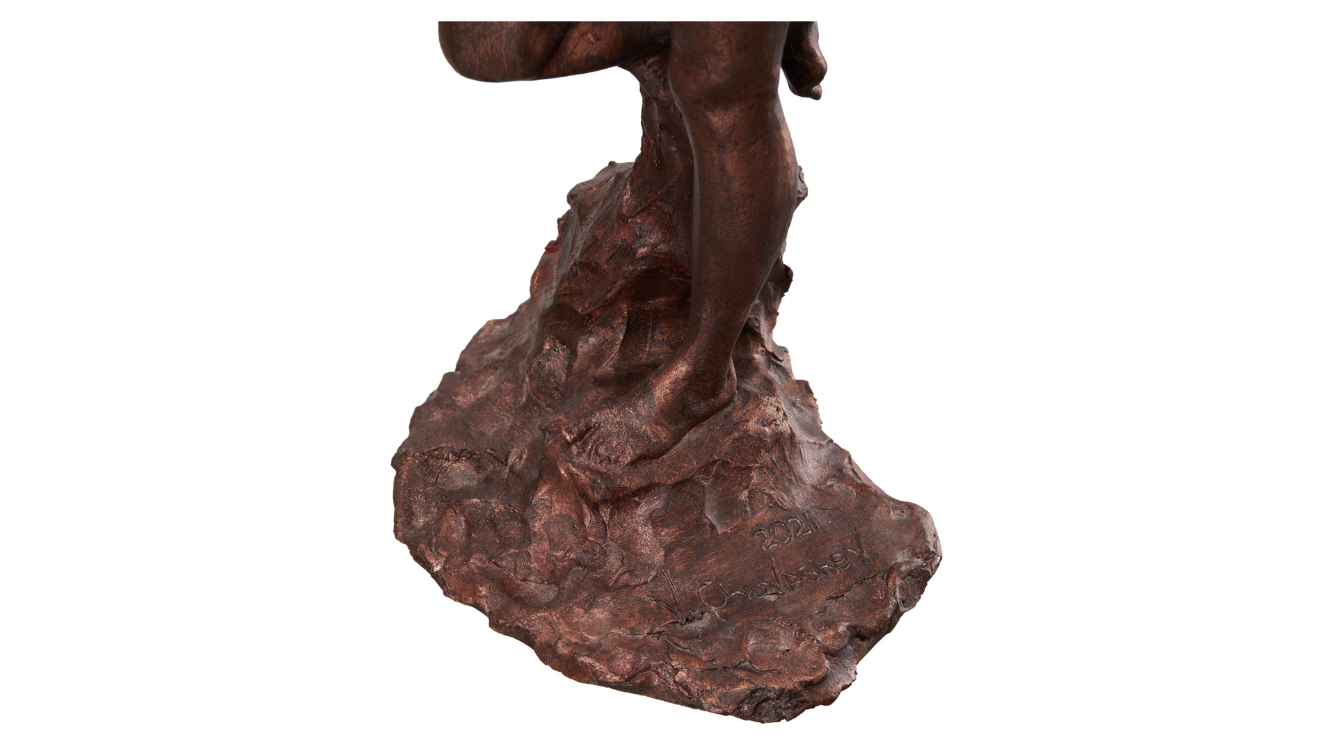 Скульптура ИП Чувашев Леда и лебедь 14х22х36 см, полиуретан, бронзовая, п/к