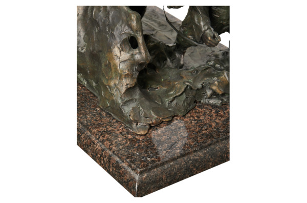 Скульптура ИП Чувашев Дон Кихот 68х31х51 см, полиуретан, бронзовая, п/к